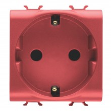 Priza shucko Rosu 2module Gewiss Chorus - GW10251