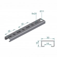 Profil C sina metalica 27x18 2m