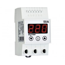 DIGITOP Releu protectie tensiune pe sina DIN 50A VP-50A 380155
