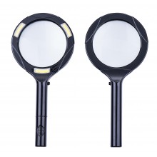 Lupa cu 3 leduri cob 2w cu baterii 2XR6