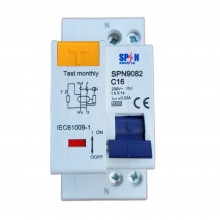Siguranta automata diferentiala RCBO 1P+N 16A 30mA
