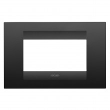 Rama ornament 4module Gewiss GEO Chorus Negru mat - GW16404VN