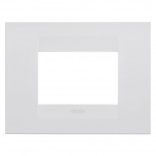 Rama ornament 3module Gewiss GEO Chorus Alb mat - GW16403VW