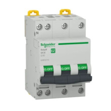 Easy9 RCBO 3P+N 4500 AC 30mA C 10A