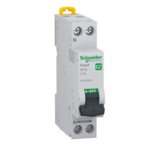 Disjunctor Automat MCB Easy9 1P+N, 10A, Curba C, 6kA, 230V, 2 Module, Schneider Electric