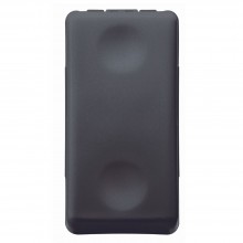 Intrerupator modular cap cruce Gewiss GW21579, negru - 1 modul