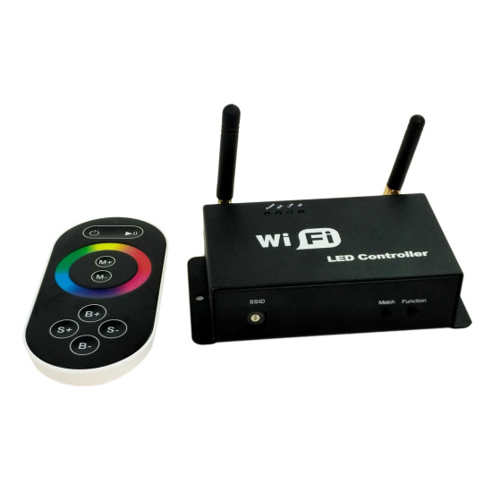 Controller Banda LED RGB WI-FI Wireless, 192W + Telecomanda - Imagine