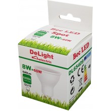 Bec Led GU10, model R50, 8W=60W, 6400K, lumina rece