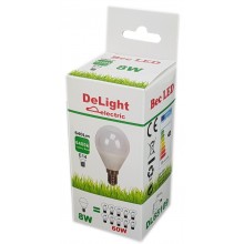 Bec Led Sferic E14, model G45, 8W=60W, 4100K, lumina neutra
