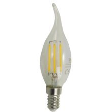 Bec Filament Lumanare E14, 4W=45W, 3000K, lumina calda