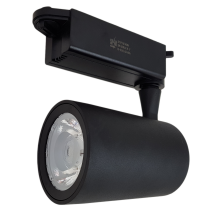 Spot Sina Negru 18W=180W, 3000K, lumina calda 