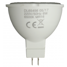 Bec Led Mr16 model R50, 6W=50W, 2700K, lumina calda