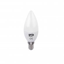 Bec Bl Led Lumanare E14, model C35, 5W=45W, 6400K, lumina rece