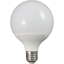 Bec Led E27, model G95, 15W=150W, 2700K, lumina calda, 1400Lm