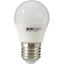 Bec Led Sferic E27, model glob G45, 3W=25W, 6400K, lumina rece