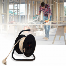 Prelungitor cu derulator (ruleta) 3x2.5mm, RELEE 53353 - 30m 