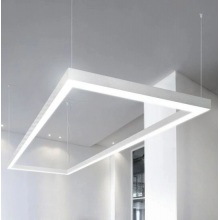 Corp LED liniar suspendat 90grade, interconectabil, 8W, 5000K, alb