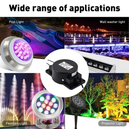 DRIVER 105W 12V AC IP68 180x133x65mm