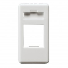 Carcasa adaptor RJ45 CAT5 (UTP) Gewiss GW20270, alb - 1 modul