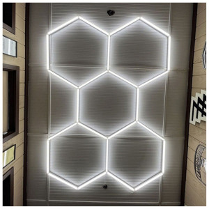 KIT 5 HEXAGOANE LED HONEYCOMB T5 144W TUB 440MM