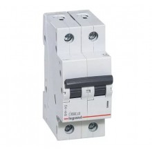 Siguranta automata (disjunctor) 2P/C/10A/4.5KA Legrand 605023