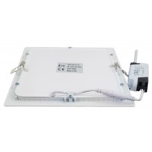 Spot Led Slim Patrat 225x225mm, 18W=150W, 2700K, lumina calda