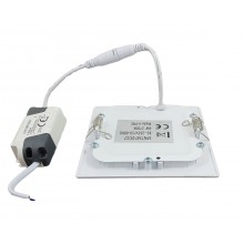 Spot Led Slim Patrat 120x120mm, 6W=40W, 2700K, lumina calda