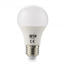 Bec Led E27, model glob A60, 8W=65W, 6400K, lumina rece, 24V DC, 560Lm