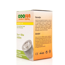 Bec Led Gu10, model R50, 5W=40W, 6400K, lumina rece