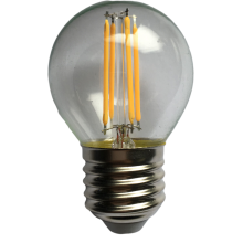 Bec Filament Sferic E27, 4W=45W, 4000K, lumina neutra