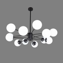 LUSTRA 12 BRATE COSMO NEGRU 12xE27 900x680MM IP20