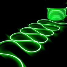 Neon flex VERDE 8W/M 5x11MM 2835 24V IP65