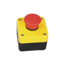 BUTON TIP CIUPERCA PT OPRIRE DE URGENTA 230V 1NC 3A ROSU 40MM