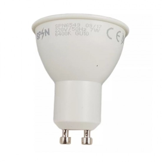 Bec Led GU10, 8W=70W, 6400K, lumina rece, 610Lm, dimabil