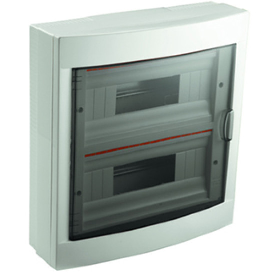 CUTIE SIGURANTE 24P IP40 USA TRANSPARENTA - montaj aplicat VIKO