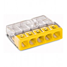 Conector derivatie wago 5poli cablu masiv